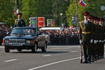 За несколько минут до начала парада в Нижнем Новгороде