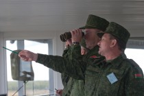Командный пункт на военном полигоне в Мулино, где проходят российско-белорусские учения Щит Союза – 2011