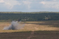 Военные российско-белорусские учения Щит Союза – 2011 начались на военном полигоне в Мулино Нижегородской области