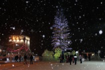 Глава администрации города Олег Кондрашов 27 декабря оценил новогоднее оформление центральных улиц и площадей города