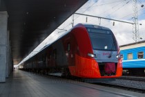 Скоростной поезд Ласточка был представлен сегодня в Нижнем Новгороде