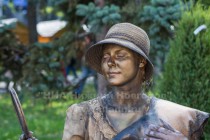 Живые скульптуры на праздновании Дня города в Нижнем Новгороде