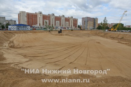Торжественная церемония начала строительства станции метро Стрелка в Нижнем Новгороде