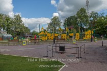 Детская площадка в комплексе Сергиевская слобода
