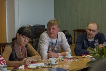 Участники выездного заседания Клуба парламентских журналистов в городском округе Бор Нижегородской области