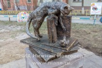 Открытие памятника персонажу сказки Максима Горького Воробьишке в Нижнем Новгороде