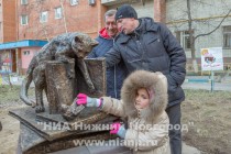 Открытие памятника персонажу сказки Максима Горького Воробьишке в Нижнем Новгороде