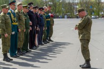 Сводная репетиция военного парада в ознаменование 71-ой годовщины Победы в Великой Отечественной войне состоялась в Нижнем Новгороде