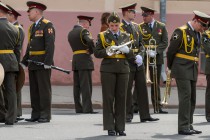 Сводная репетиция военного парада в ознаменование 71-ой годовщины Победы в Великой Отечественной войне состоялась в Нижнем Новгороде