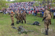 Реконструкция боя 137 горьковской стрелковой дивизии 9 мая 1945 года в Нижнем Новгороде