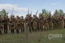Реконструкция боя 137 горьковской стрелковой дивизии 9 мая 1945 года в Нижнем Новгороде