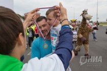 Благотворительный полумарафон Беги, герой! во второй раз прошел в Нижнем Новгороде