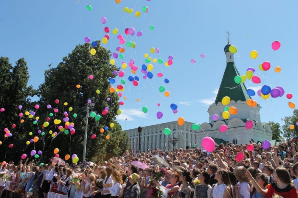 Церемония вручения золотых медалей выпускникам школ Нижнего Новгорода