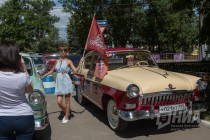Участники автопробега на классических автомобилях ГАЗ-21 Волга и М-20 Победа прибыли в Нижний Новгород