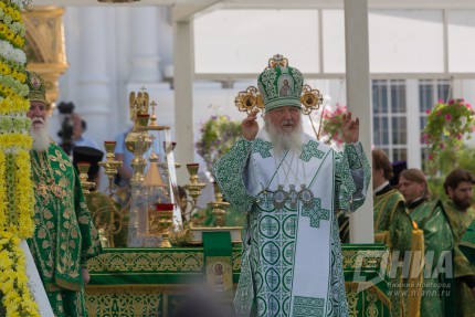 Патриарх Московский и всея Руси Кирилл посетил Дивеево и Саров
