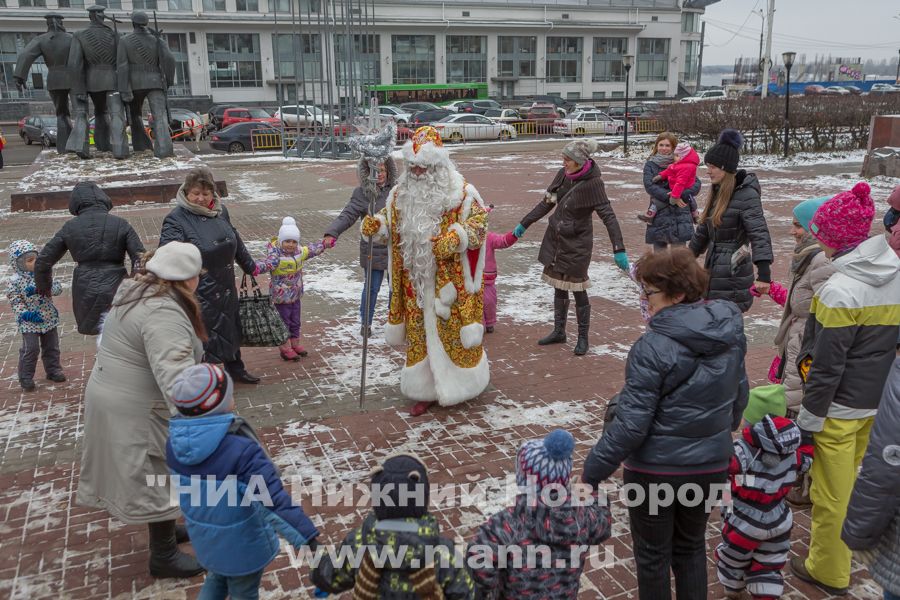 Визит Деда Мороза в Нижний Новгород в 2015 году