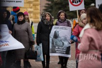 Пикет дольщиков ООО Квартстрой-НН в связи со срывом сроков сдачи домов в Нижнем Новгороде