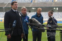 Глеб Никитин, Алексей Сорокин и Колин Смит (слева направо)