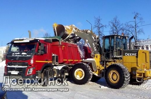 Более 4 тыс кубометров снега вывезено с улиц и дорог Дзержинска с начала нового года