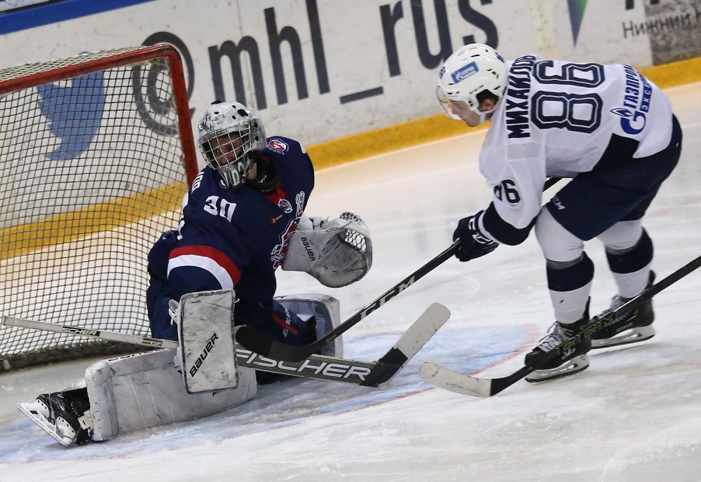 Нижегородская "Чайка" крупно уступила питерскому "Динамо" в матче МХЛ