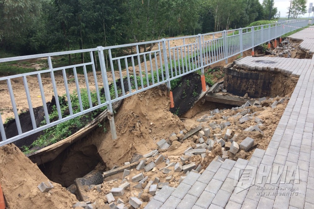Уголовное дело возбуждено по факту злоупотребления полномочиями при берегоукреплении в мкрн Седьмое небо, где провалился грунт