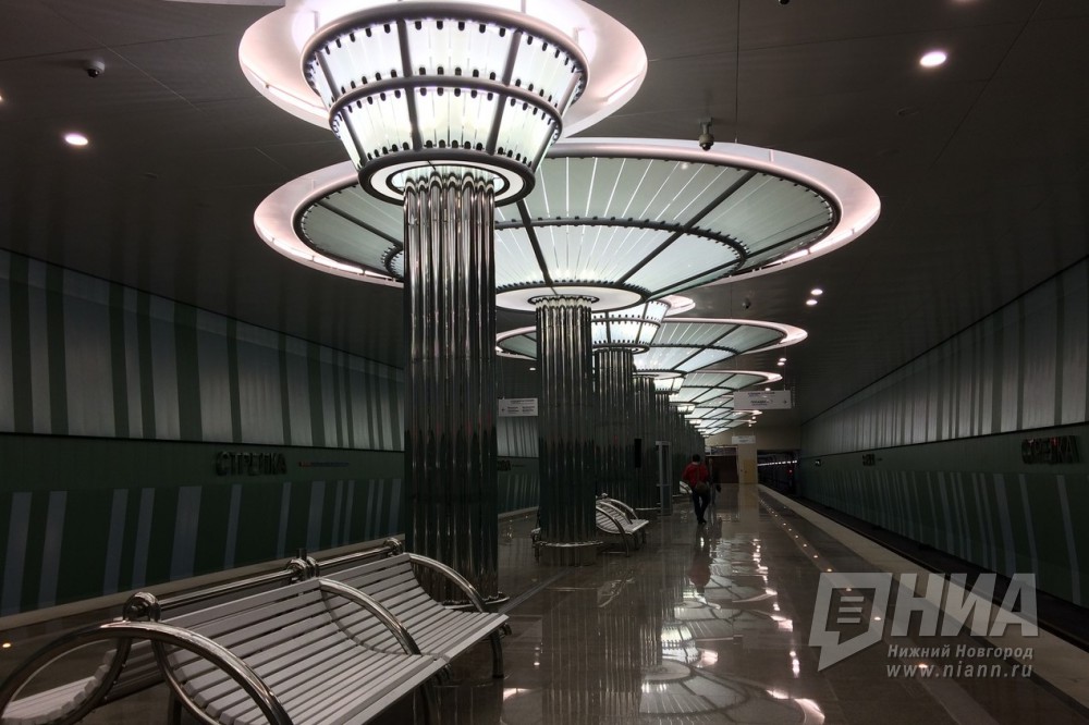 Ремонт потолка нижегородской станции метро "Стрелка" должен быть закончен до 1 марта 