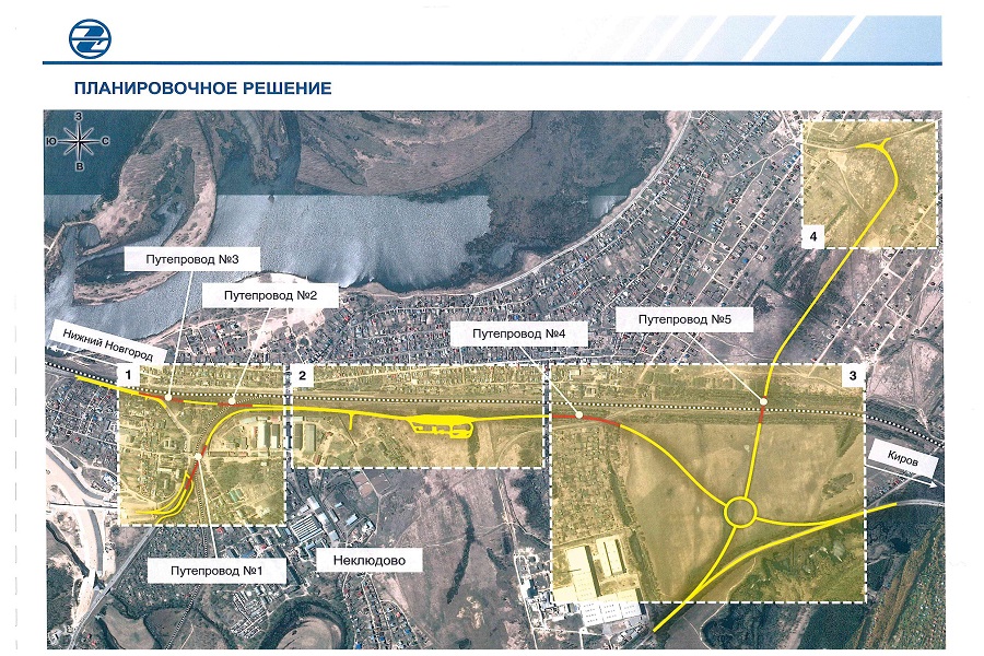 Схема движения транспорта изменилась в Неклюдово из-за начала строительства дороги
