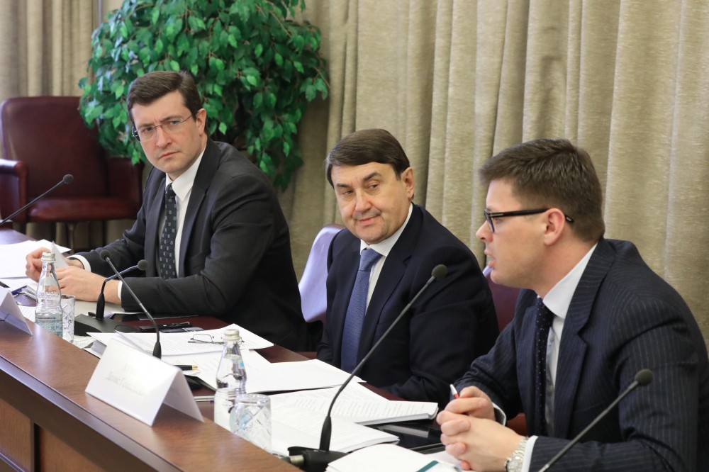 Глеб Никитин на заседании рабочей группы Госсовета РФ
