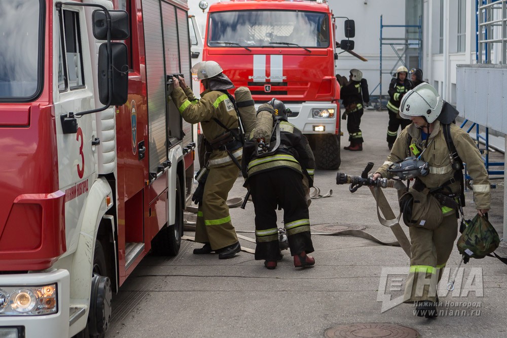 Пожар произошел на заводе "Пластик" в Дзержинске Нижегородской области 10 апреля