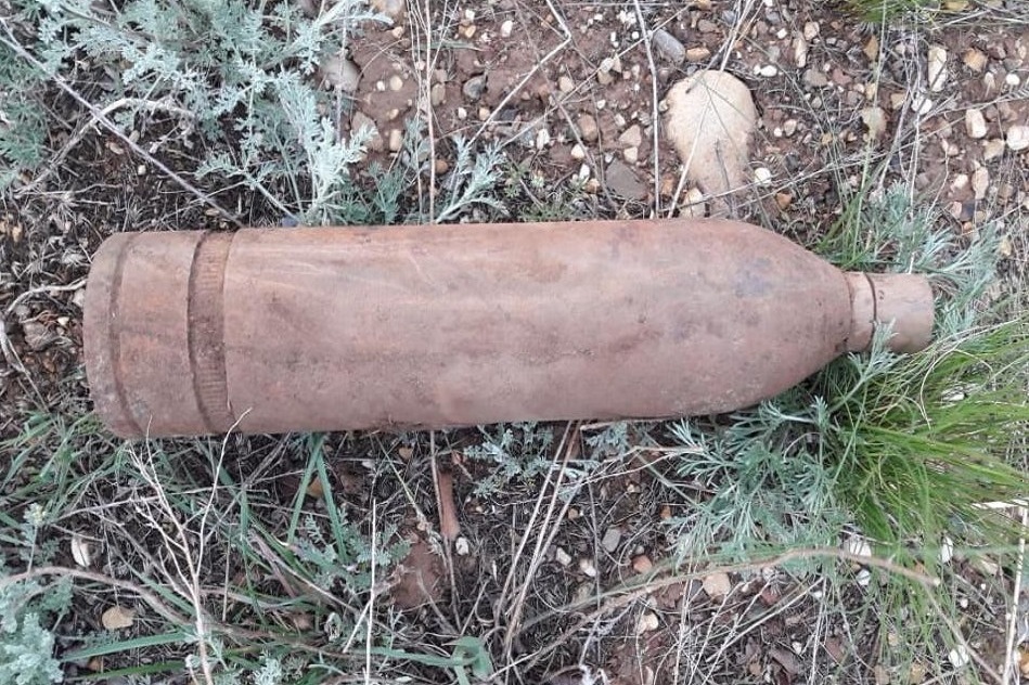 Снаряд, который нашли жители Дзержинска на свалке