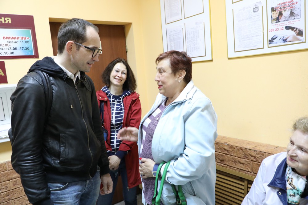 Руслан Станчев на избирательном участке