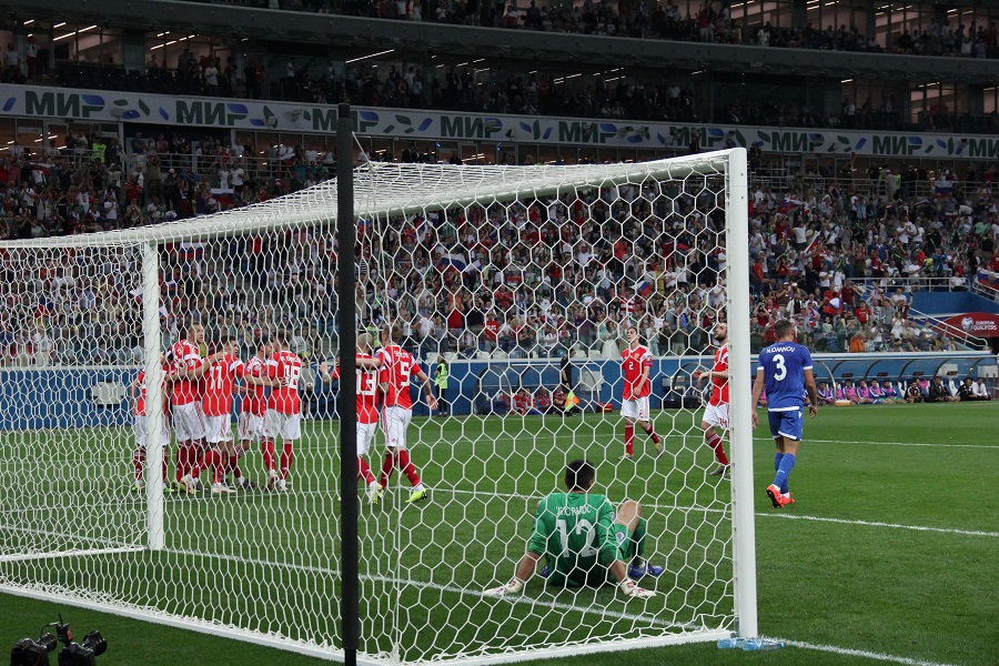 Сборная России обыграла Кипр в отборочном матче Евро-2020 в Нижнем Новгороде