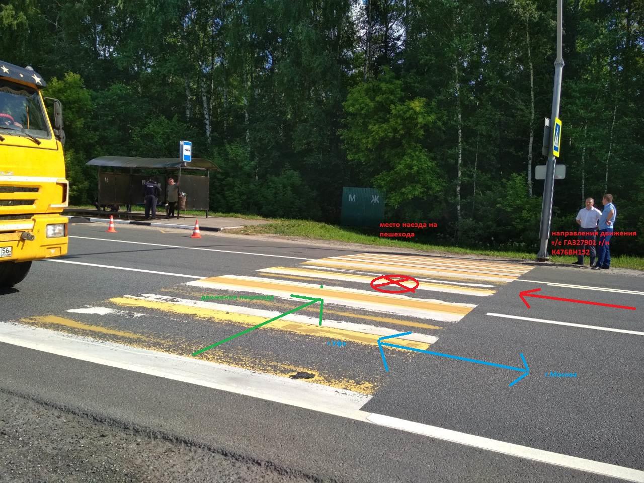 Ребенок погиб в ДТП на пешеходном переходе в Воротынском районе Нижегородской области