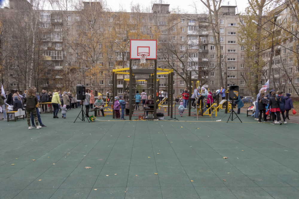Воркаут площадка в Нижнем Новгороде открыта в рамках нацпроекта  "Демография"