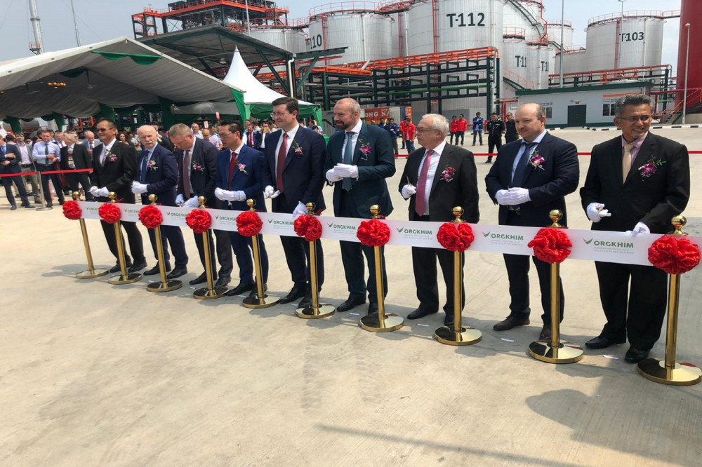 Новое производство нижегородской компании "Оргхим" открыто в Малайзии