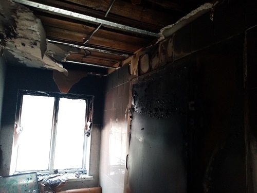 Пожар произошел в противотуберкулезном диспансере на Бору