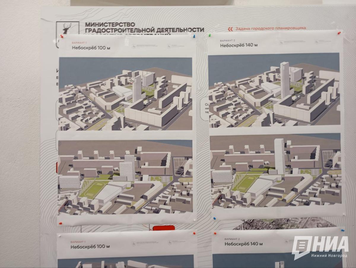 Нижегородские власти представили проект КРТ стадиона "Водник"