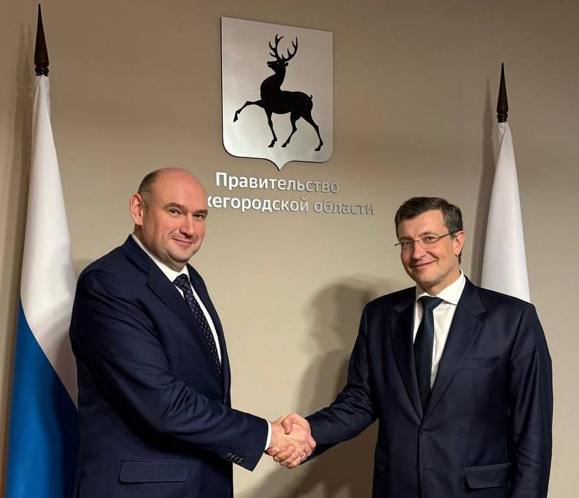 Глеб Никитин обсудил совместные проекты с губернатором Оренбургской области
