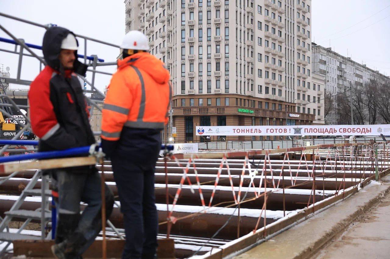 Щит "Владимир" завершил проходку второго тоннеля нижегородского метро