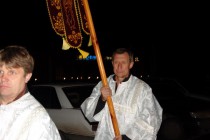 Директор департамента культуры Нижнего Новгорода Сергей Горин, облаченный в стихарь - одежду церковных служителей