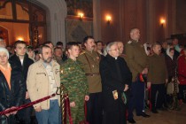 Участники пасхального богослужения