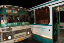 ДТП с участием двух пассажирских автобусов на ул. Белинского в Нижнем Новгороде