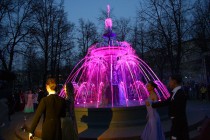Открытие фонтана на площади Минина и Пожарского