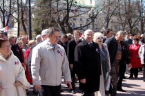 Губернатор Нижегородской области Валерий Шанцев во главе демонстрации