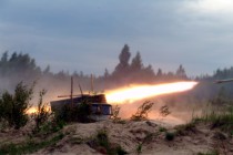 Установка залпового огня Град