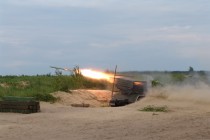 Установка залпового огня Град