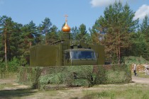 Военно-полевой храм на базе автомобиля КАМАЗ впервые представлен в Вооруженных силах страны