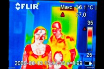 Презентация работы тепловизора (13.08.2009)