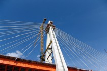 Вантовые конструкции для моста были заказаны в Германии