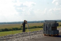 Строительство подходов к мосту